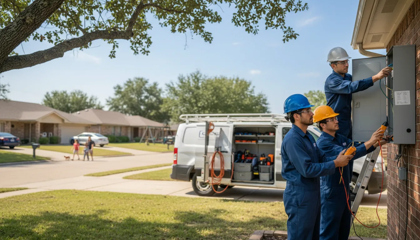 Certified electrician providing emergency electrical services in Slick, OK